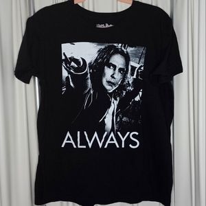 Black Snape Always Harry Potter T-shirt Size Medium